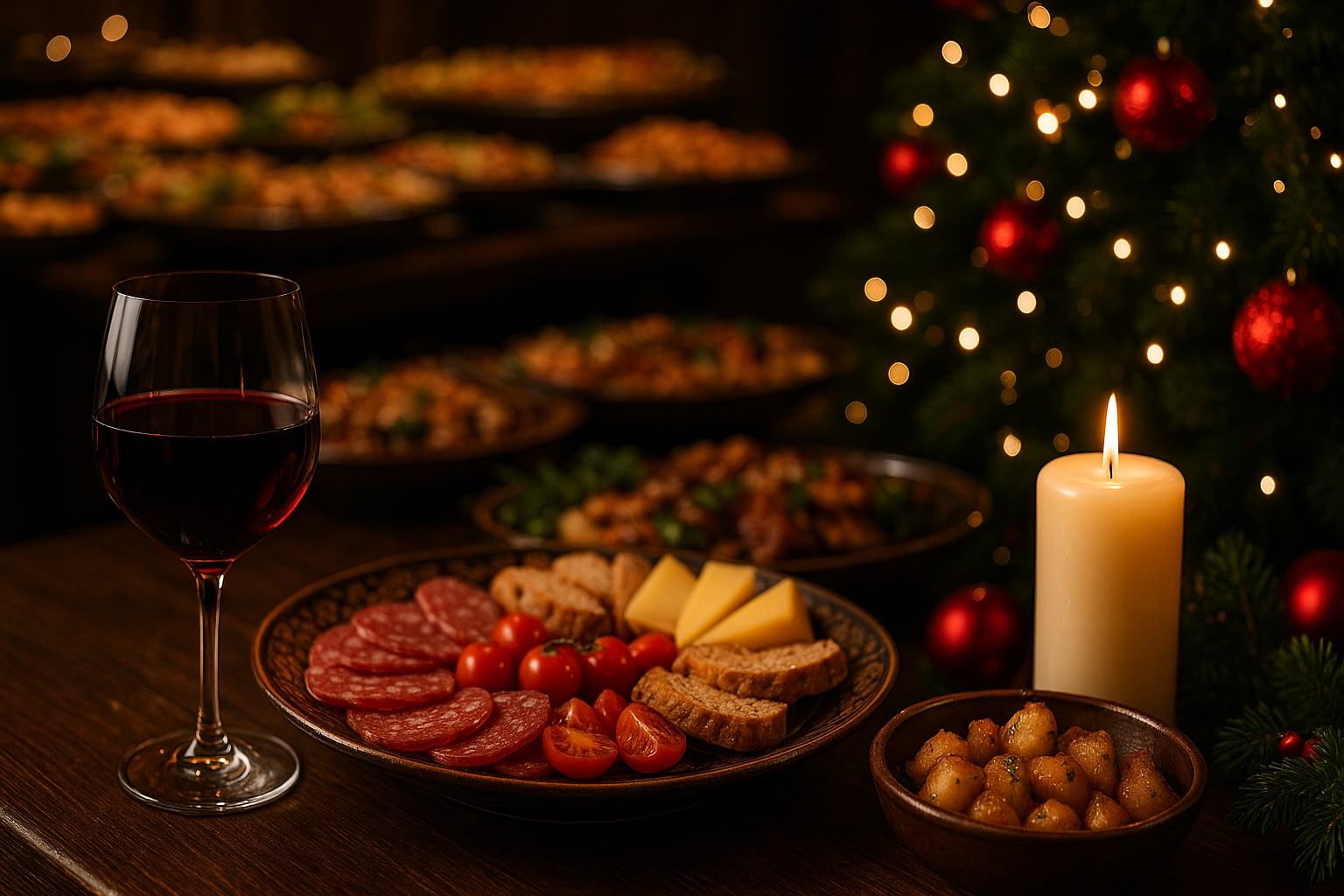 Bourgondisch Kerstbuffet 2025 2,5 uur