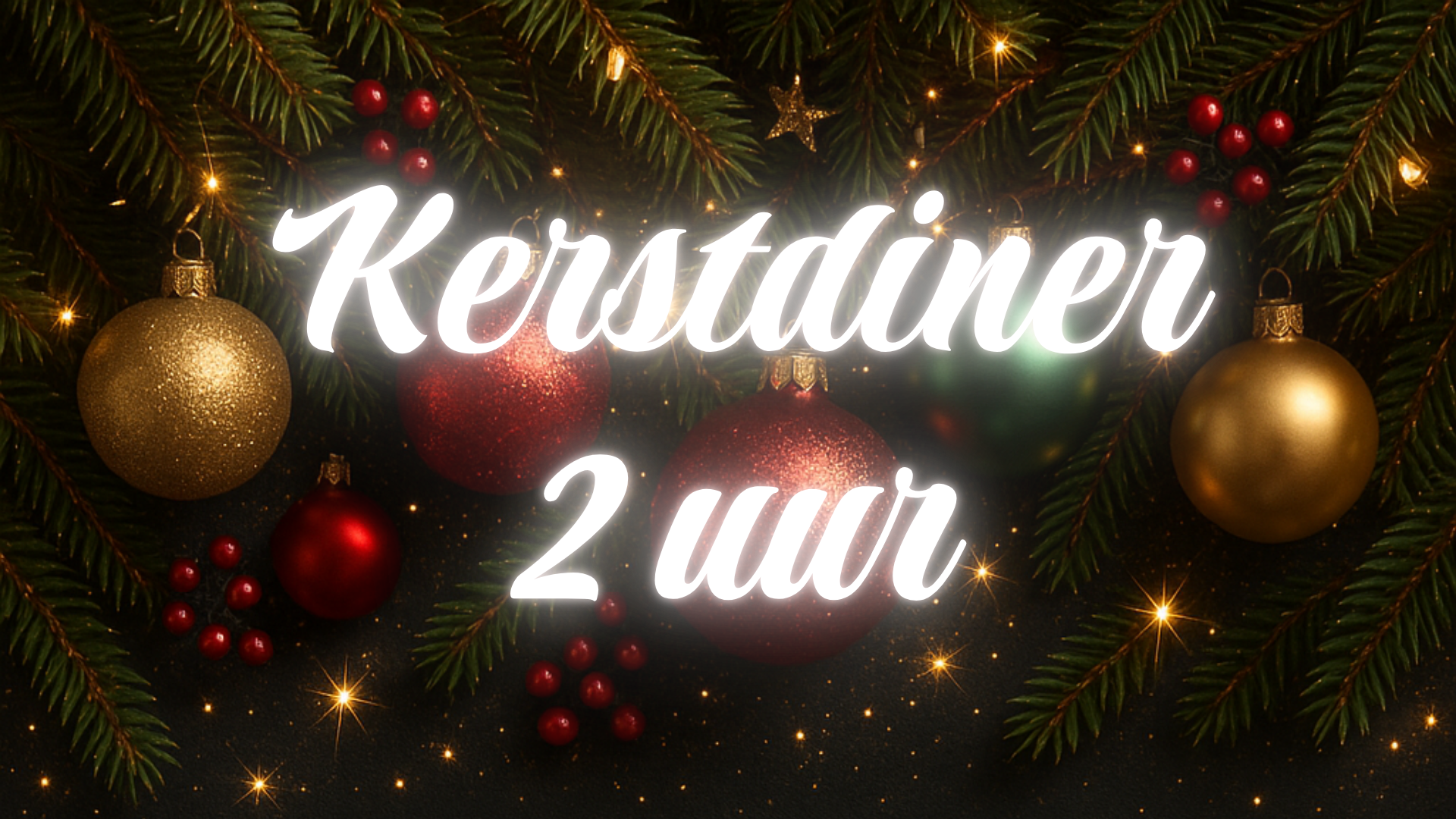Kerstdiner (2 uur)