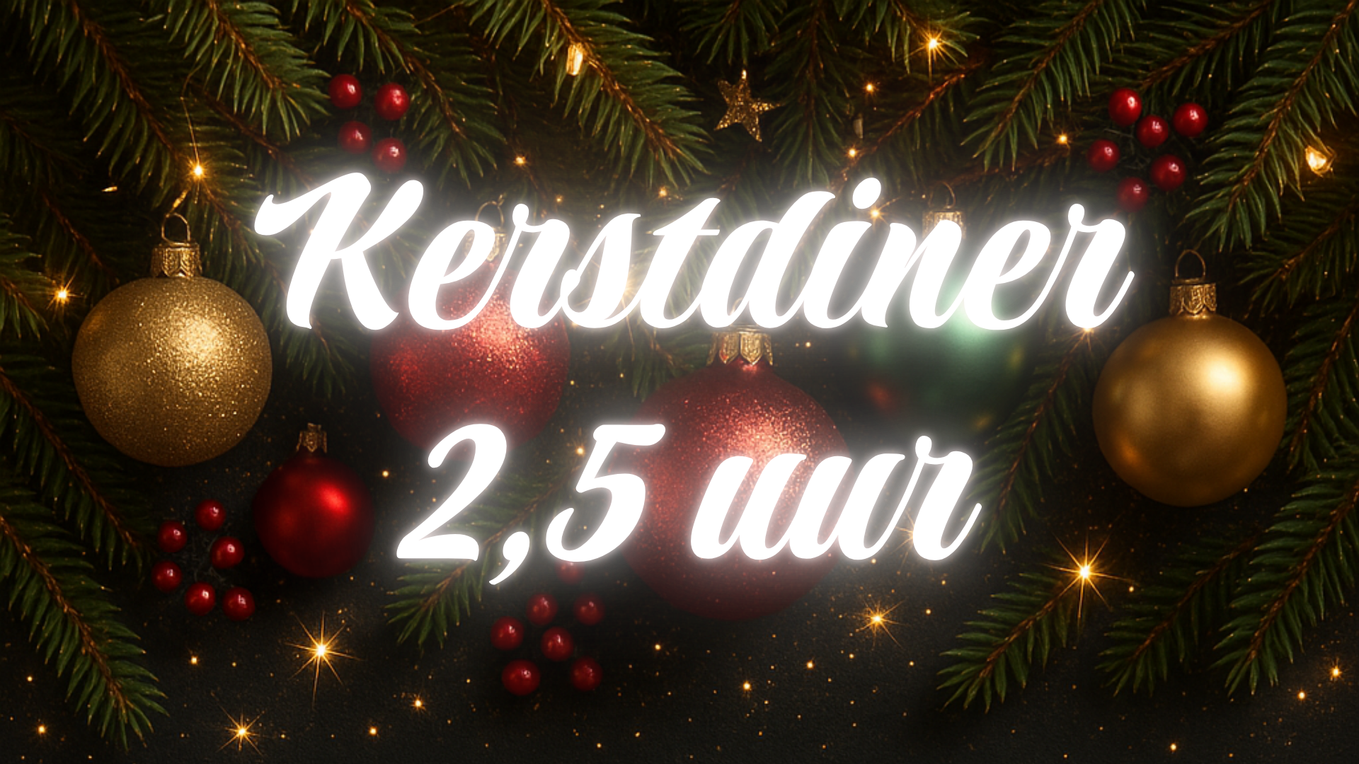 Kerstdiner (2,5 uur)